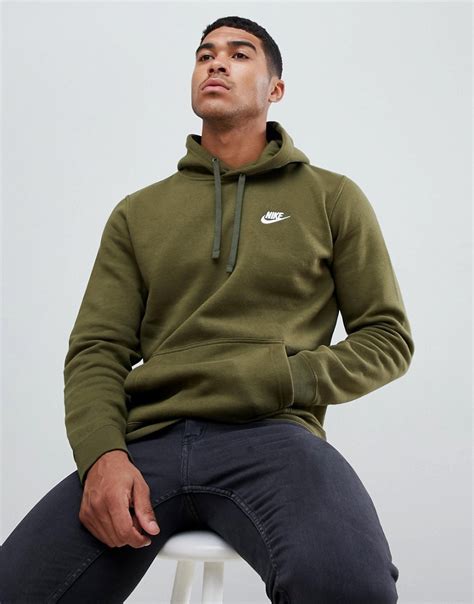 nike green pullover